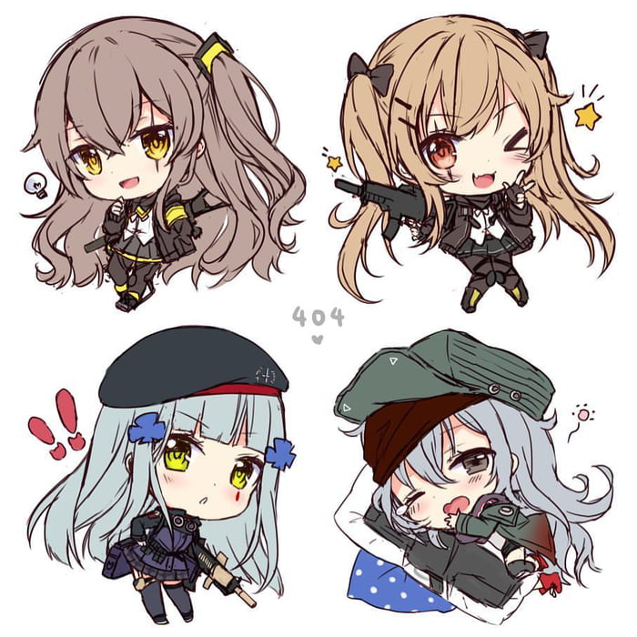 Chibi version of Girls Frontline post #4 - 9GAG