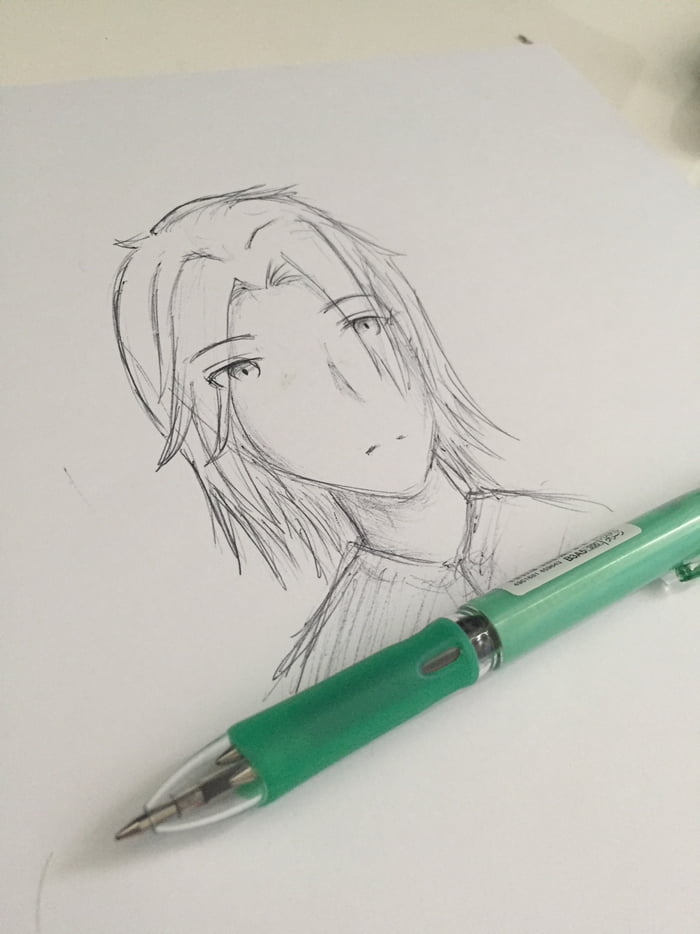 First attempt drawing in pen. What do you guys think?? (Critiques to ...