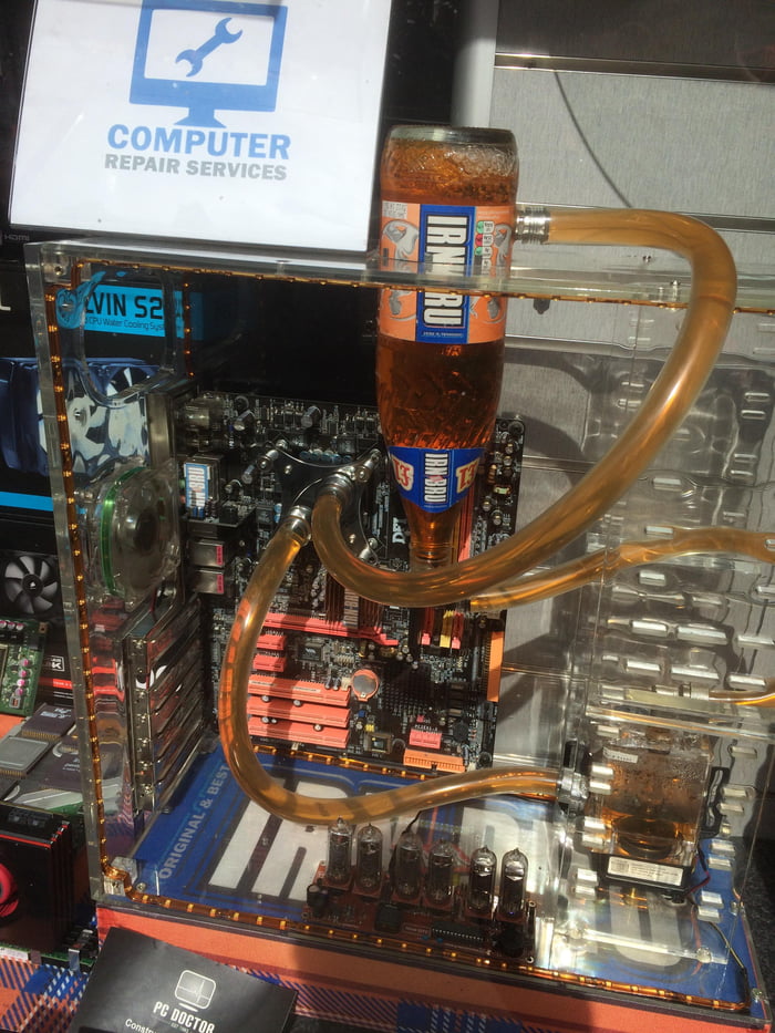 Saw this in a computer repair store, I know nothing about computers
