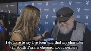 George R.R. Martin and the South Park episode - 9GAG
