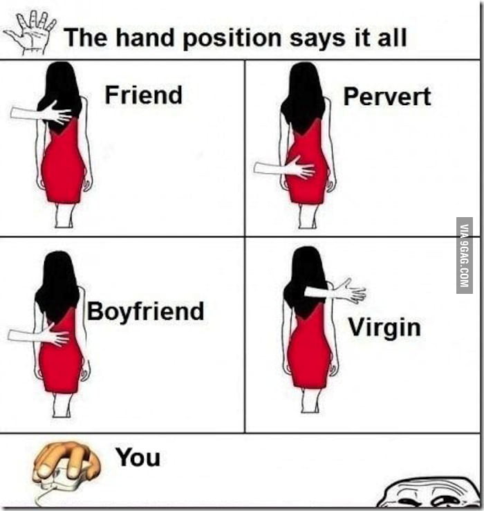 Meme Hand Position. - 9GAG