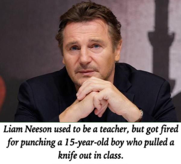 Liam Neeson Teacher