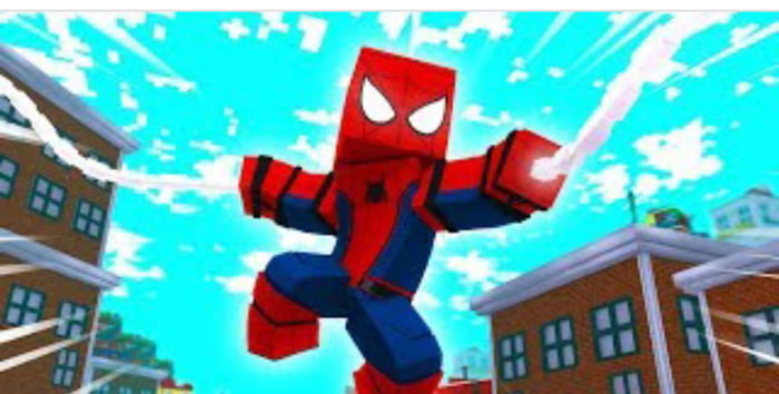 This minecraft spiderman spreads his love all across the city. Oh yeah! -  9GAG
