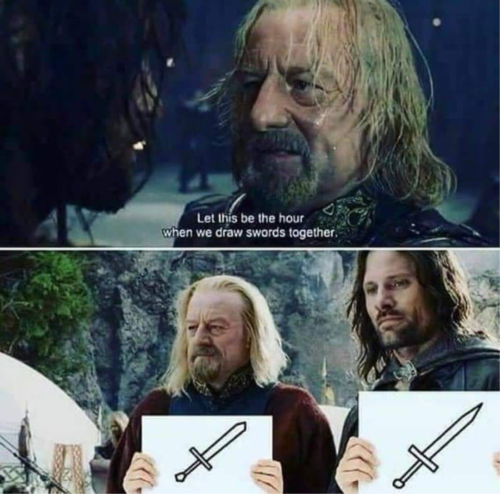 Where was gondor when the westfold fell 9gag