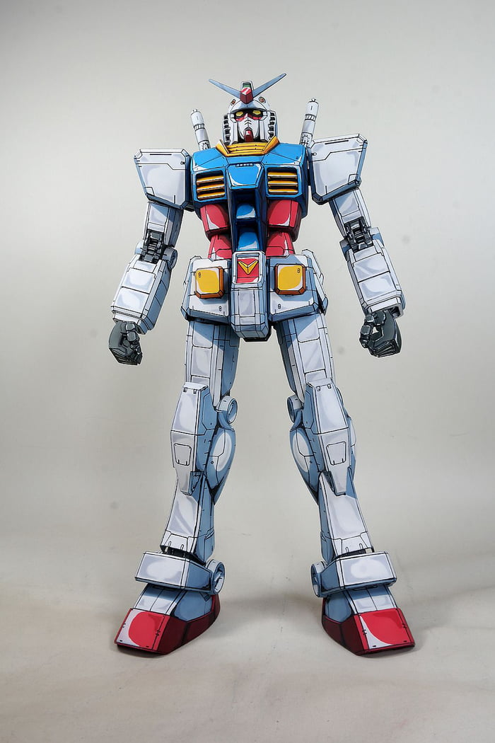 Painted Build Mega Size 1 48 Rx 78 2 Gundam Anime Color Style 9gag