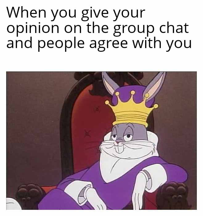 Meme Rabbit King The king - 9GAG