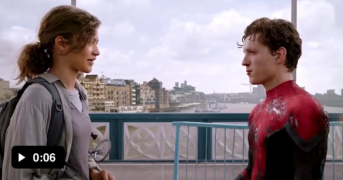 In Spider-Man: Far From Home, the bridge kiss scene was entirely done