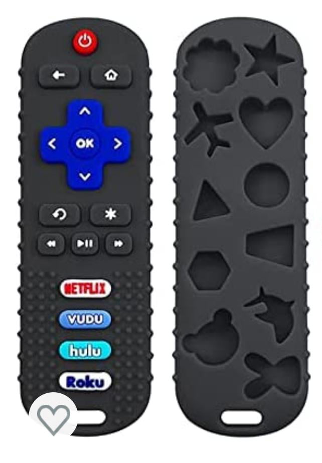 The baby always chews on the Roku remote anyway, so let's just make a ...