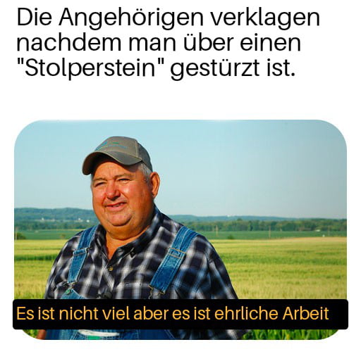 Versuchen Kann Man Es Ja Mal Gag