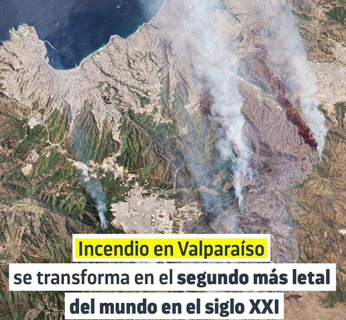 Fire in Valparaíso, Chile the second deadliest in the world in