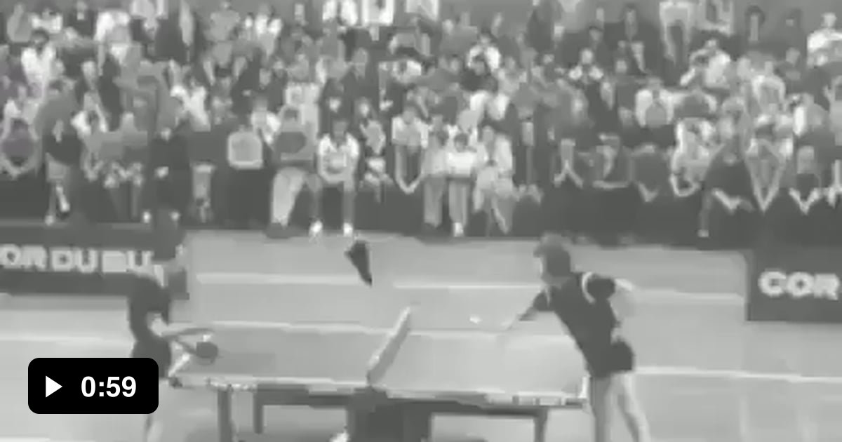 Table tennis match in the Netherlands, 1979. 9GAG