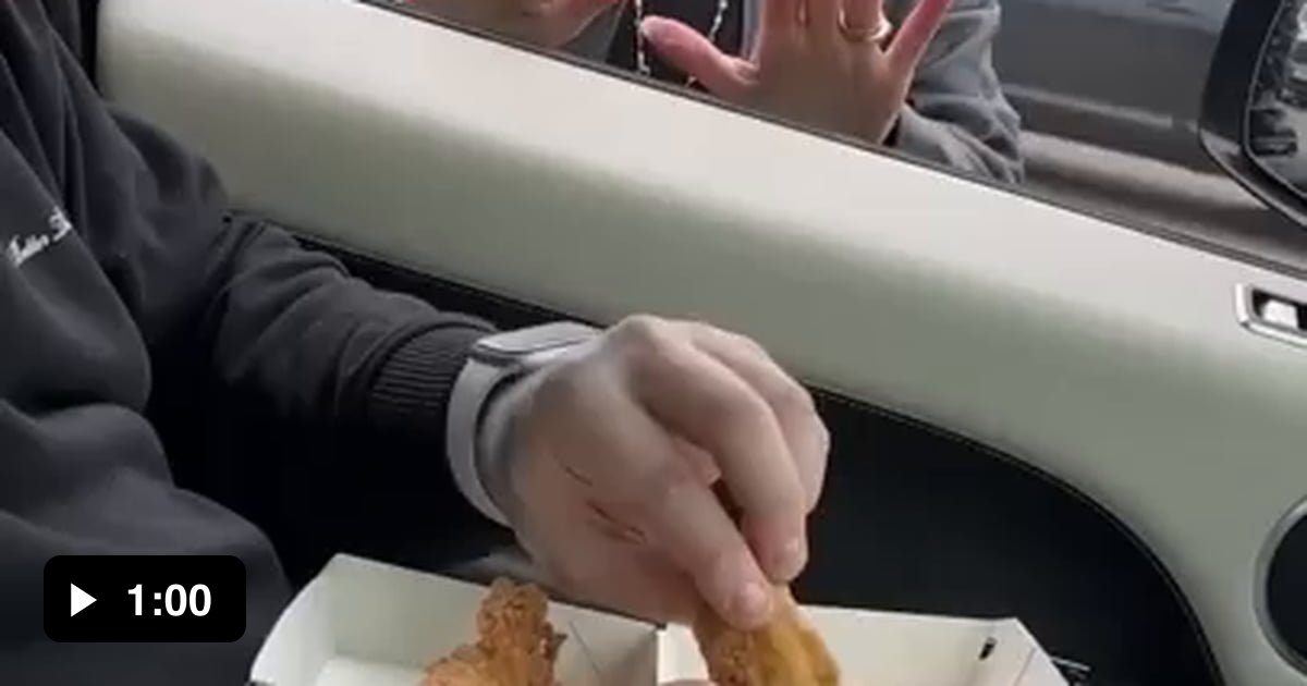 Vegan Activist harasses random people eating KFC, who are eating in