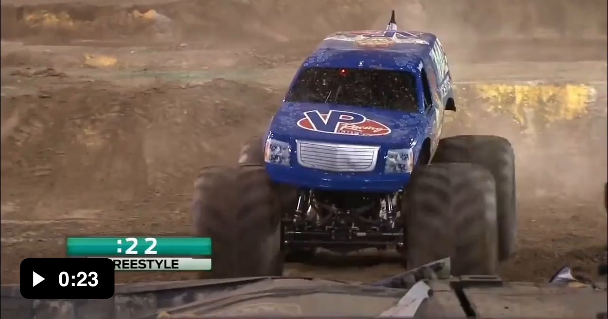 First ever Monster truck front flip 9GAG