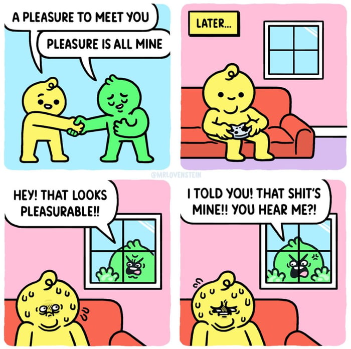 My Pleasure.....| Credits: @mrlovenstein | *Bonus Panel Included* - 9GAG