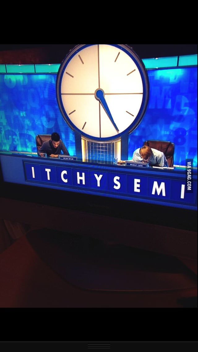 One of 'Countdown's' more memorable anagrams 9GAG