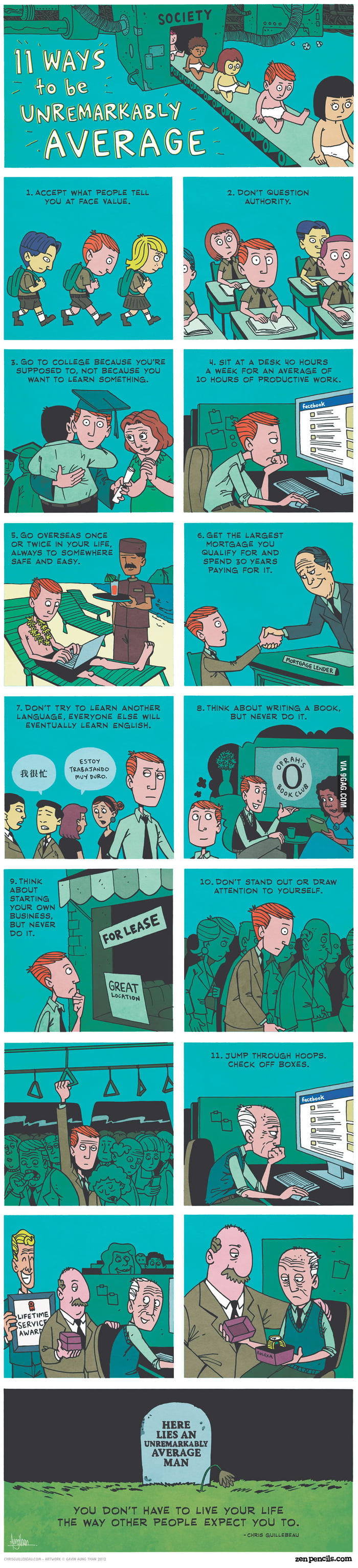 11 Ways To Be Unremarkably Average