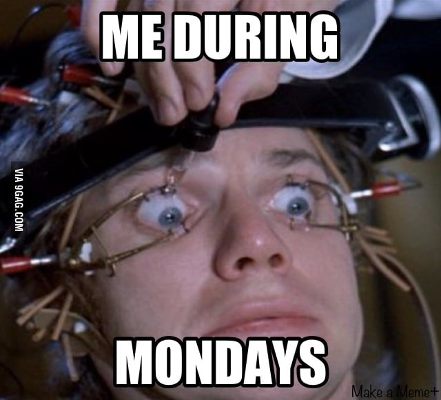 It's the same after every weekend - 9GAG