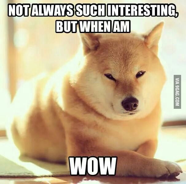 Much interesting. Wow. - 9GAG