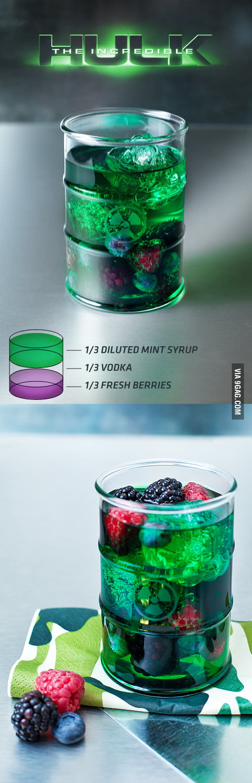 Hulk Cocktail 9GAG
