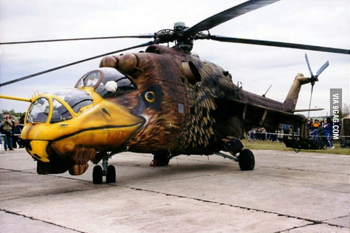 Best helicopter camo ever - 9GAG