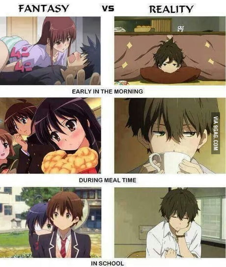 9gag Anime Vs Reality