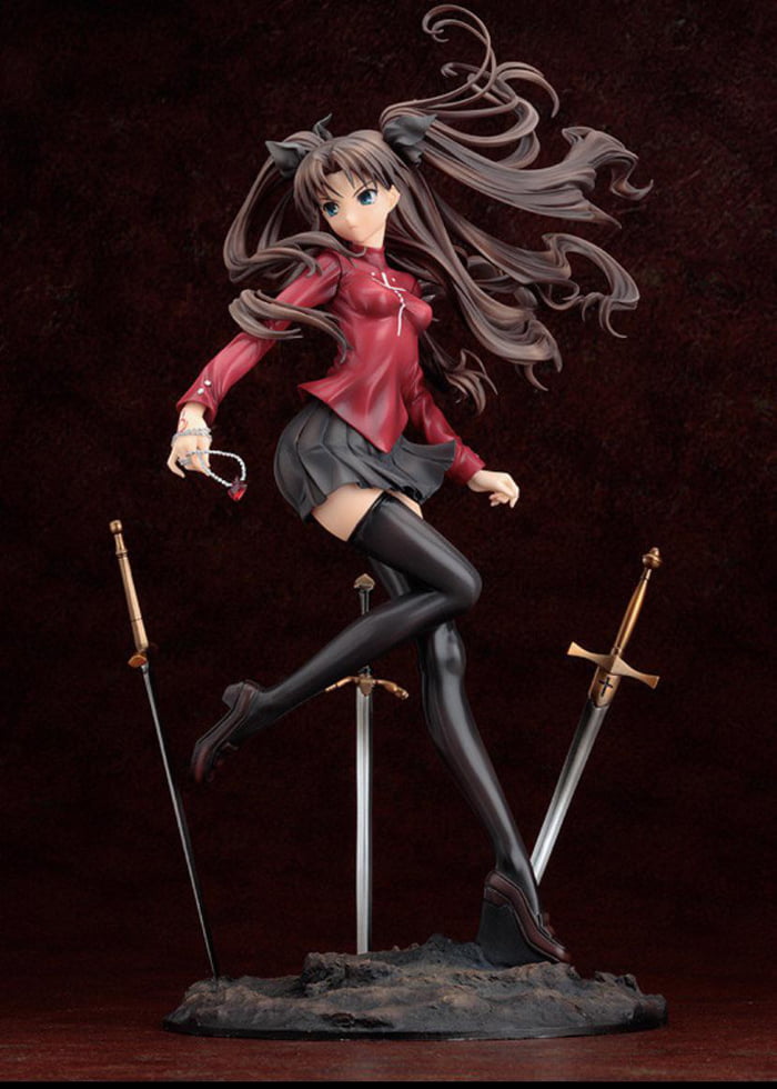 Finally able to snipe a fate/stay night rin figure off ami ami for 20k ...