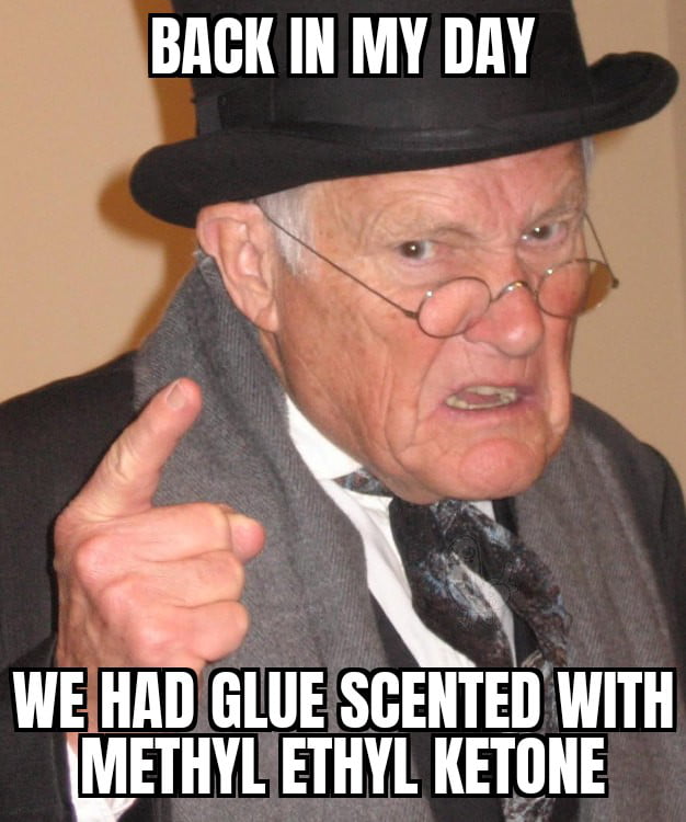 Just made this.. I couldn't find something similar regarding these new scented  glue sticks - 9GAG