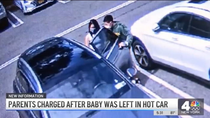 NY parents leave baby in their Mercedes Benz to avoid waking him up ...