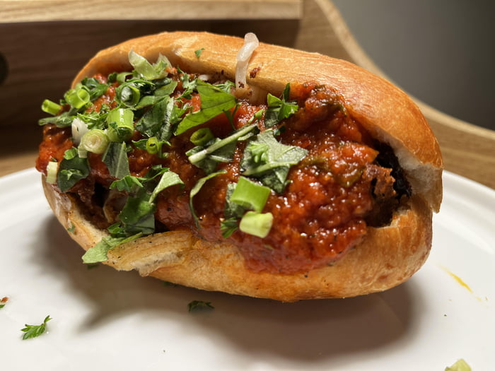 Eggplant Cutlet / Eggplant “parm” Sandwich 9GAG