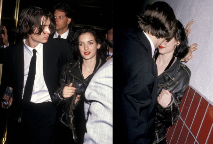 90s Couple Johnny Depp Winona Ryder 9GAG