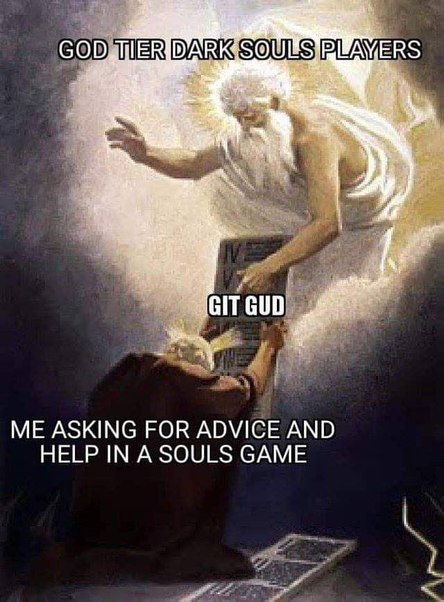Git Gud Dark Souls Poster