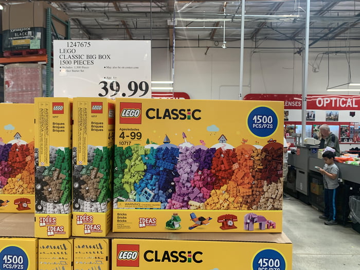 lego 1500 pieces costco