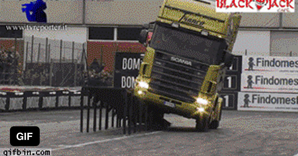 Awesome Truck Wheelie 9GAG