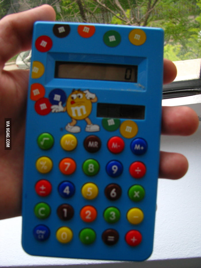 Old M&M Calculator 9GAG