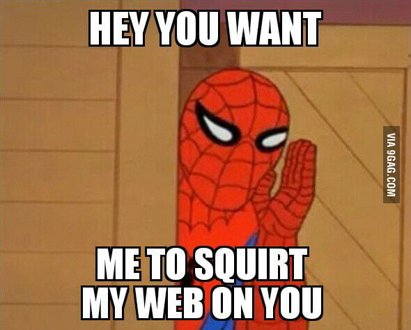 When spiderman gets horny - 9GAG