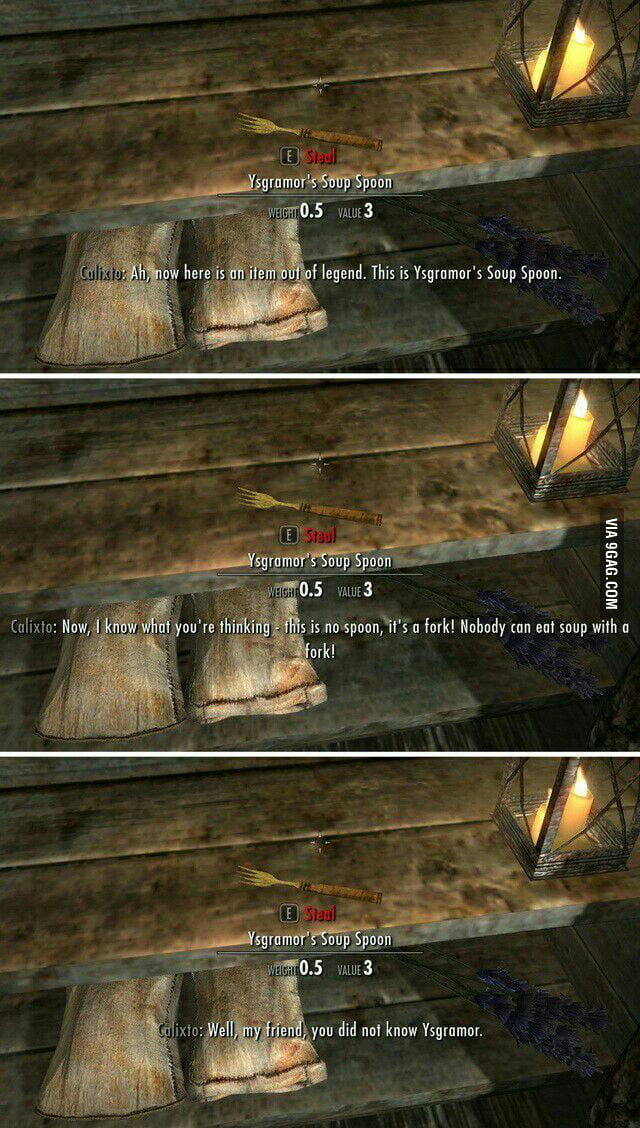 Ysgramor's Soup Spoon - 9GAG