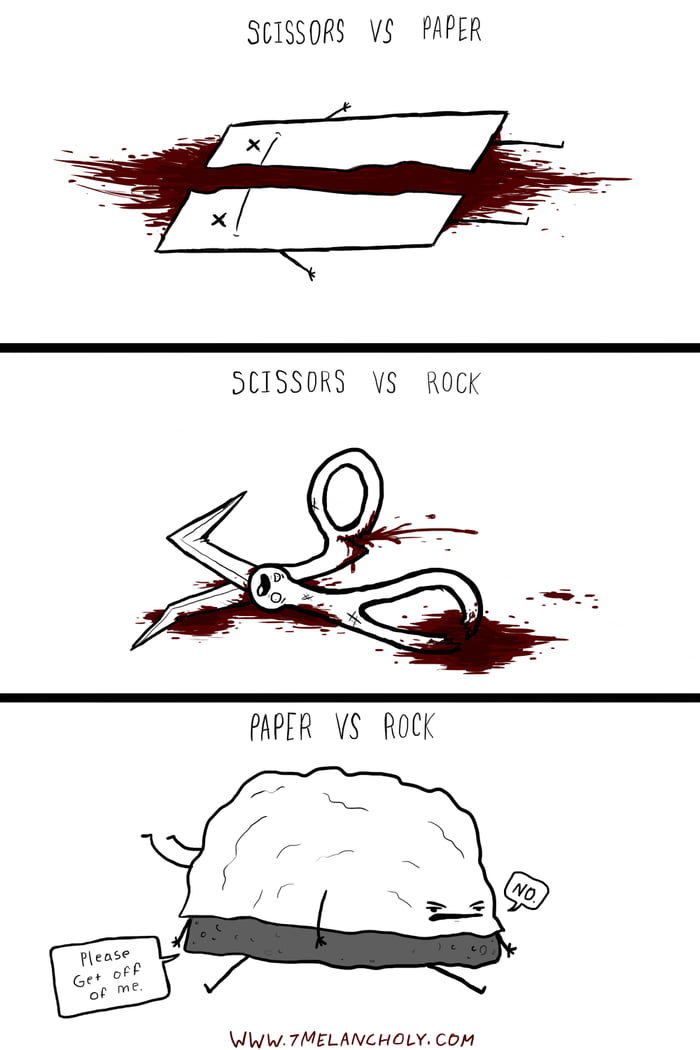 Rock Paper Scissors 9GAG