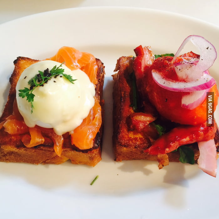 Eggs Benedict in Shinjuku 9GAG