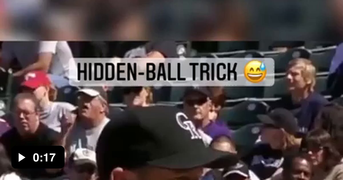 Hidden Ball Trick By Baseball Player 9gag 3780