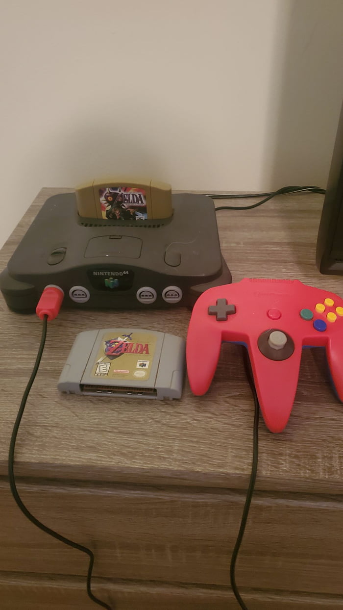 Girlfriend bought me an N64, Ocarina of Time and Majora's Mask for my