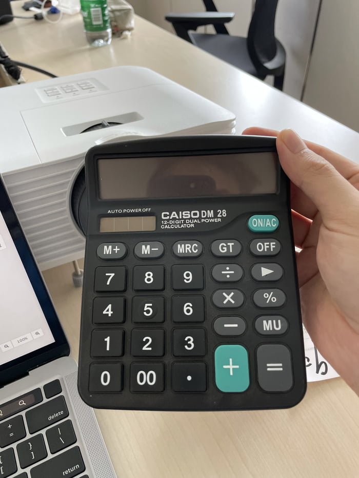 Fake Casio calculator 9GAG