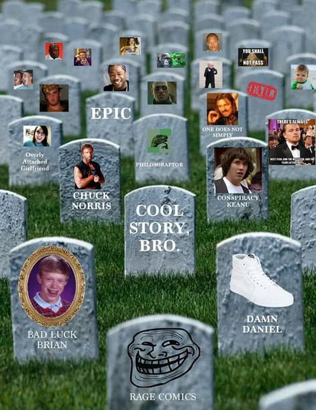 I just today found out that the “press F to pay respects” meme is