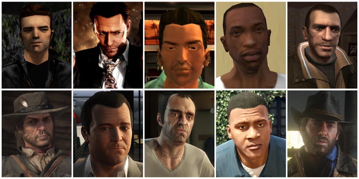 These 10 Rockstar Games Protagonists Are in a Battle Royale, Who Wins ...