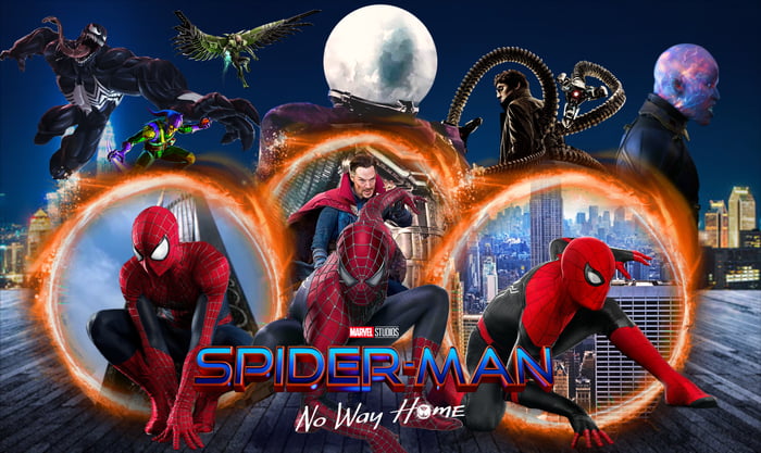 Made A Spiderman No Way Home Poster Hope You Like It 9gag