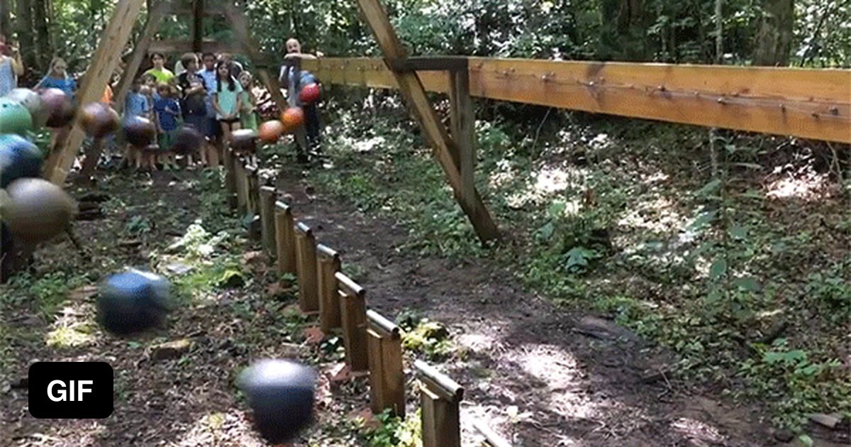 Bowling Ball Pendulum 9GAG
