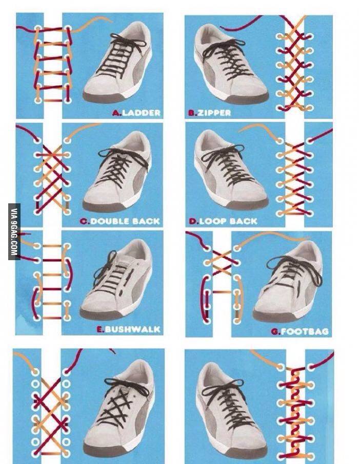 fancy shoe lacing