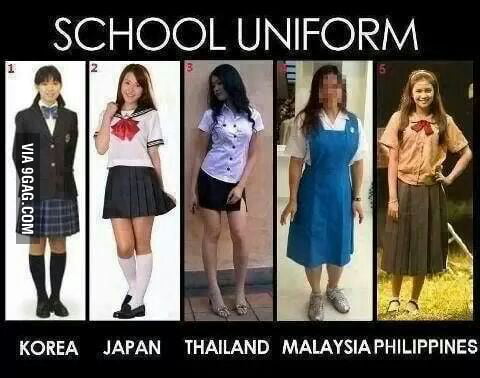 Asian School Uniform