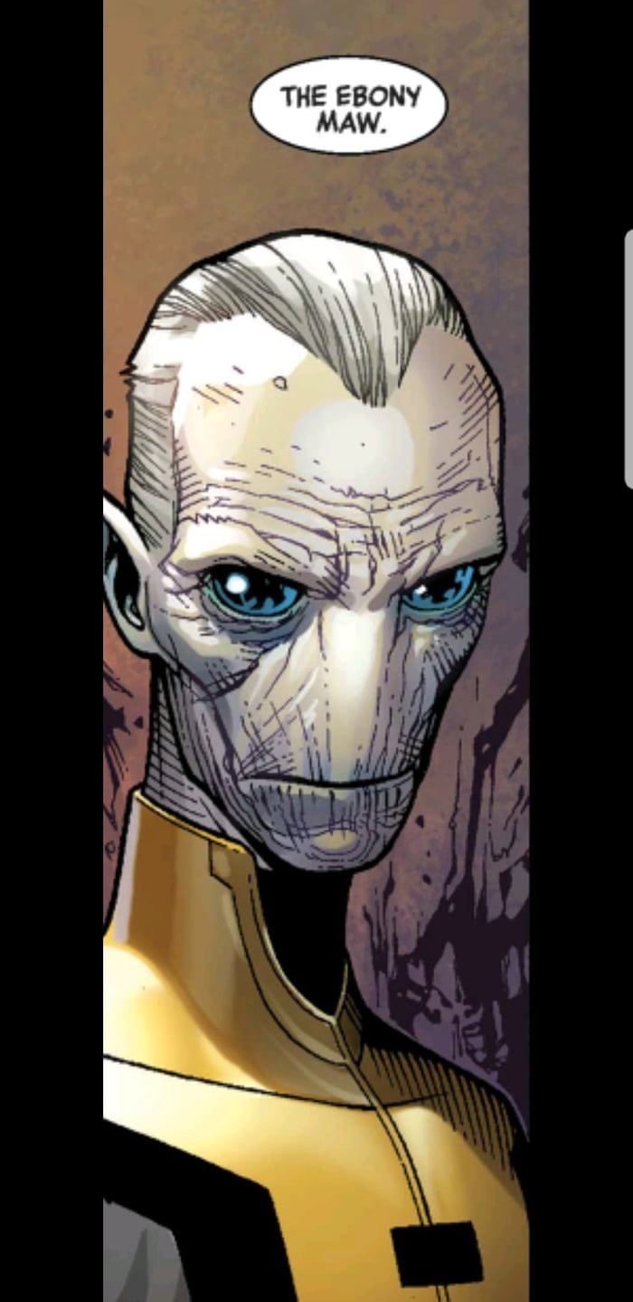 Is It Me Or Ebony Maw Looks Like Cute Anime Alien In Comic 9gag
