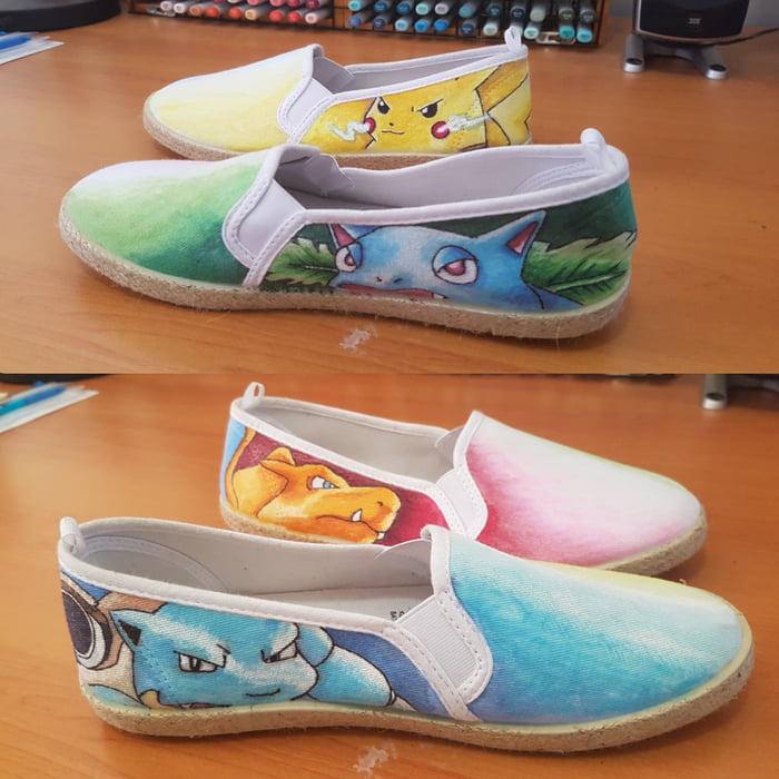 Kanto starter custom shoes 9GAG