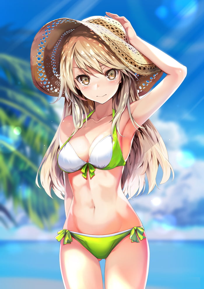 Anime women in bikinis